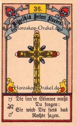 Das Kreuz ist Ihr Singlehoroskop