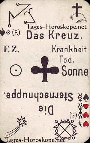 Tageshoroskop für heute, das Kreuz