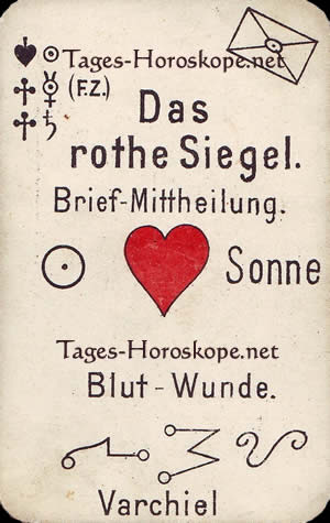 Tageshoroskop für heute, das rote Siegel