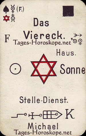 Tageshoroskop für übermorgen, das Viereck