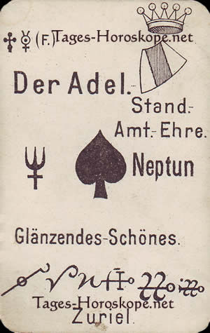 Tageshoroskop für morgen, der Adel