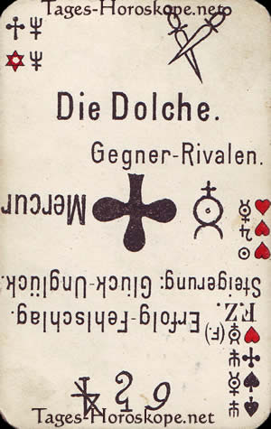 Tageshoroskop für morgen, die Dolche