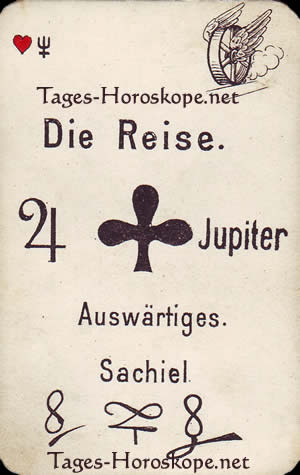 Tageshoroskop für übermorgen, die Reise
