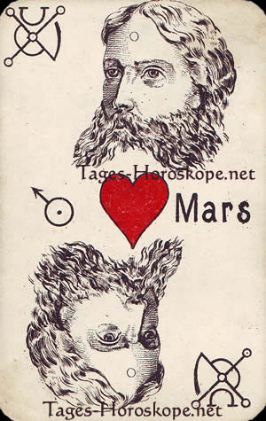 Tageshoroskop für heute, der Mars