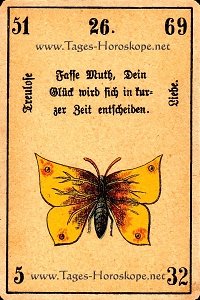 Kabbalahoroskop der Schmetterling